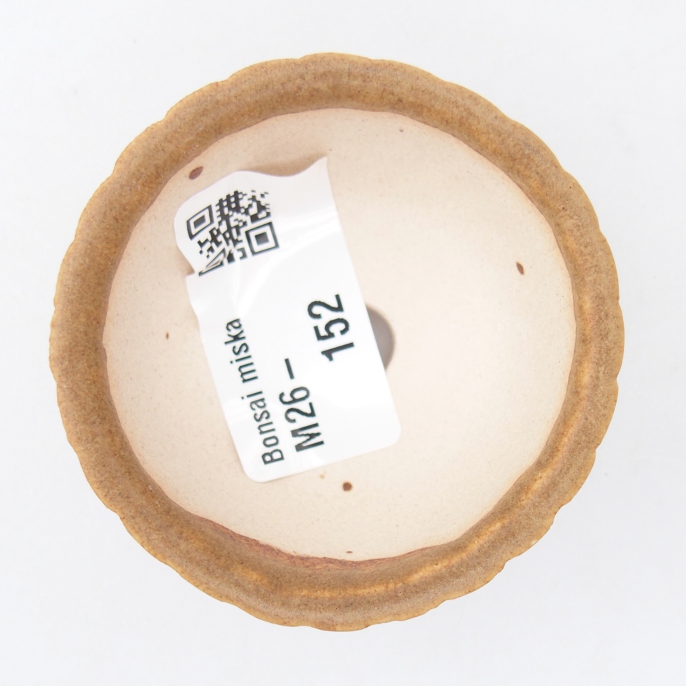 Mini bonsai miska 5,5 x 5,5 x 3 cm, barva hnědá