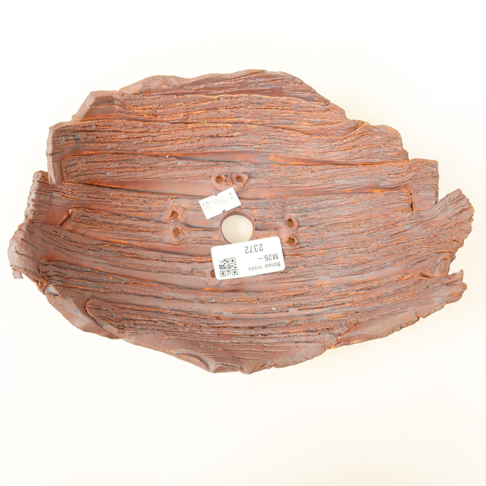 Keramická Skořápka  22,5 x 16 x 8 cm , barva hnědá