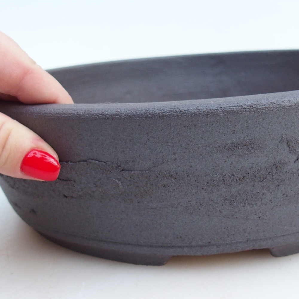 Bonsai miska 27 x 27 x 7,5 cm , barva hnědá