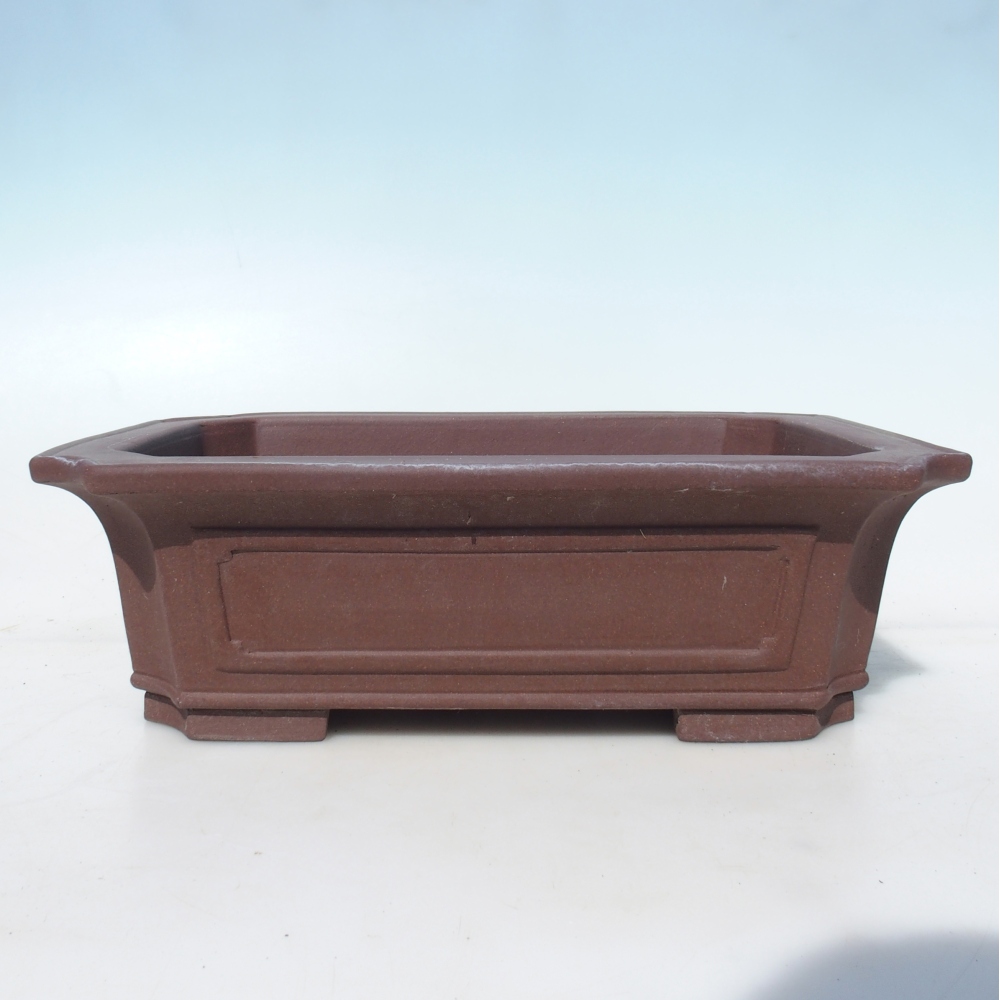 Bonsai miska 35,5 x 36,5 x 11 cm berva hnědá