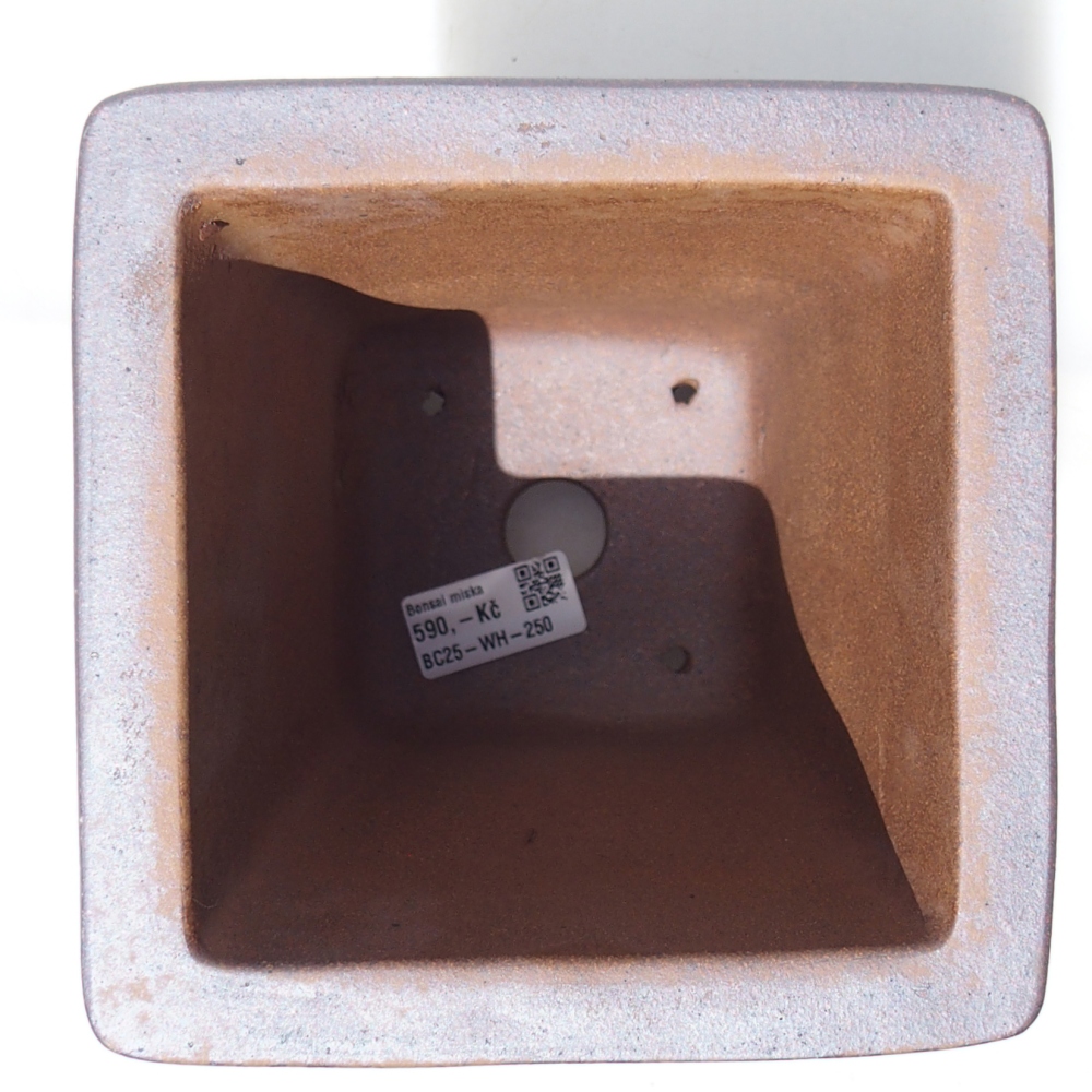 Miska 15 x 15 x 20,5 cm barva hnědá 