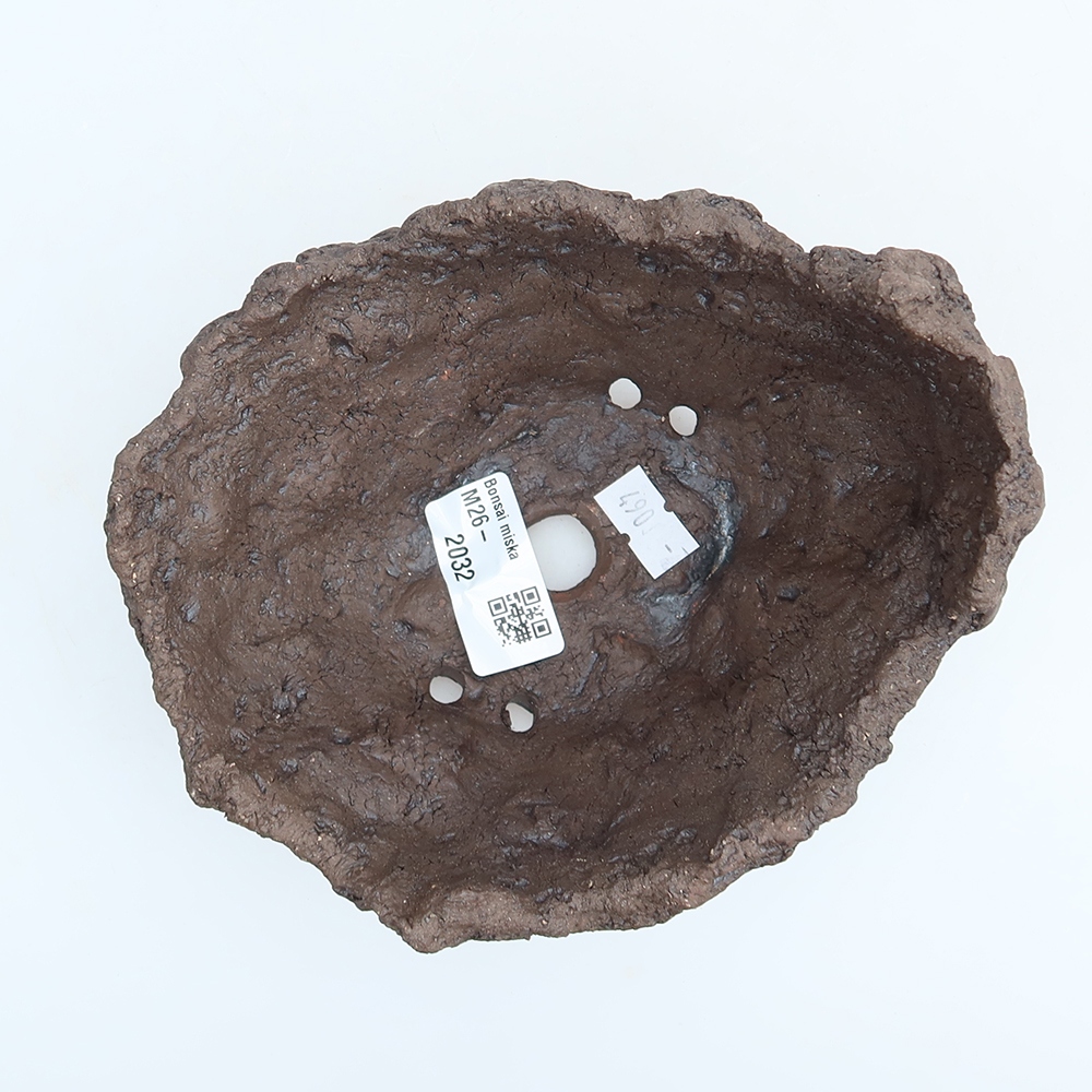 Keramická Skořápka 14 x 12 x 11 cm , barva hnědá