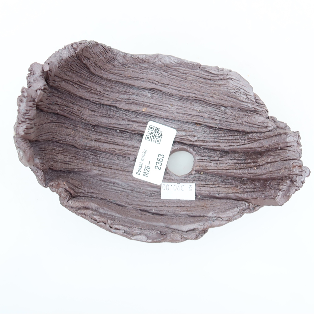 Keramická Skořápka  14,5 x 11,5 x 13,5 cm , barva hnědá