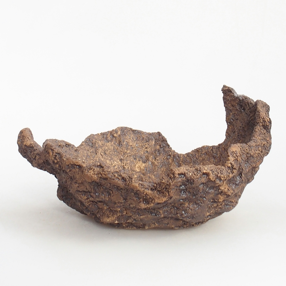 Keramická Skořápka 18 x 18 x 12 cm , barva hnědá