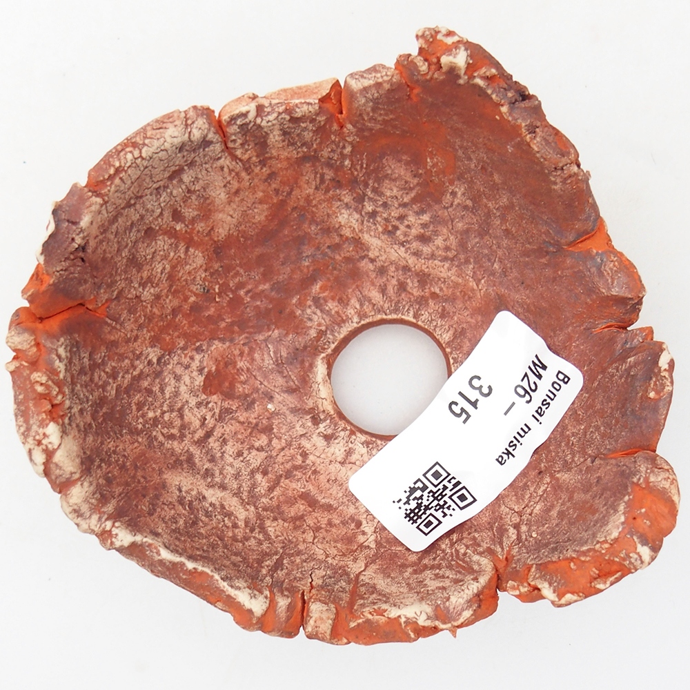 Keramická Skořápka 9,5 x 9 x 4 cm , barva oranžová