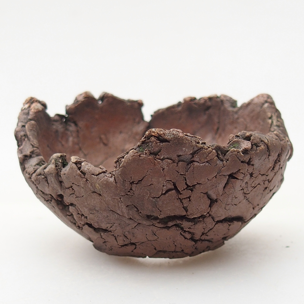 Keramická Skořápka  7 x 7 x 4 cm , barva zelená