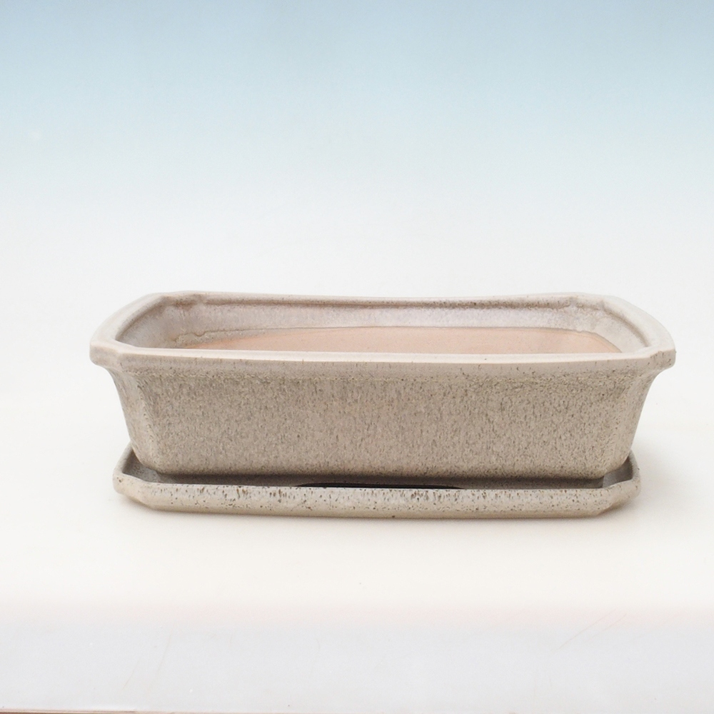 Bonsai miska + podmiska H07 - 30 x 20,5 x 8 cm.