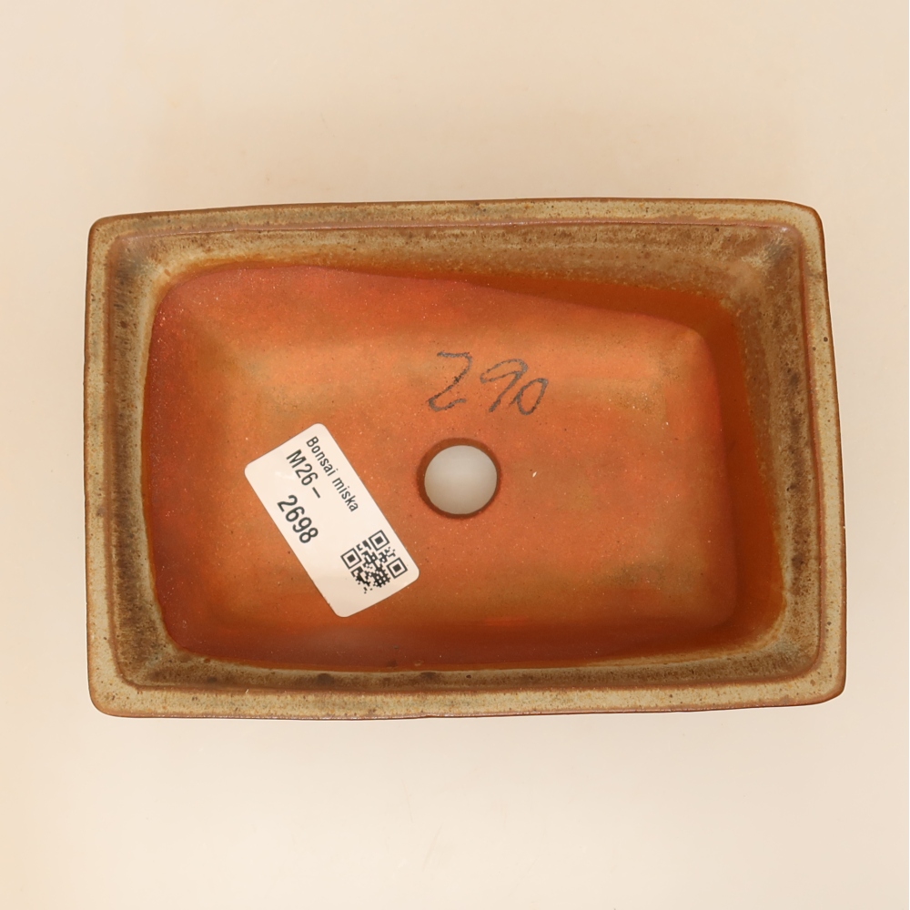 Keramická Miska  14,5 x 10 x 5 cm , barva hnědá