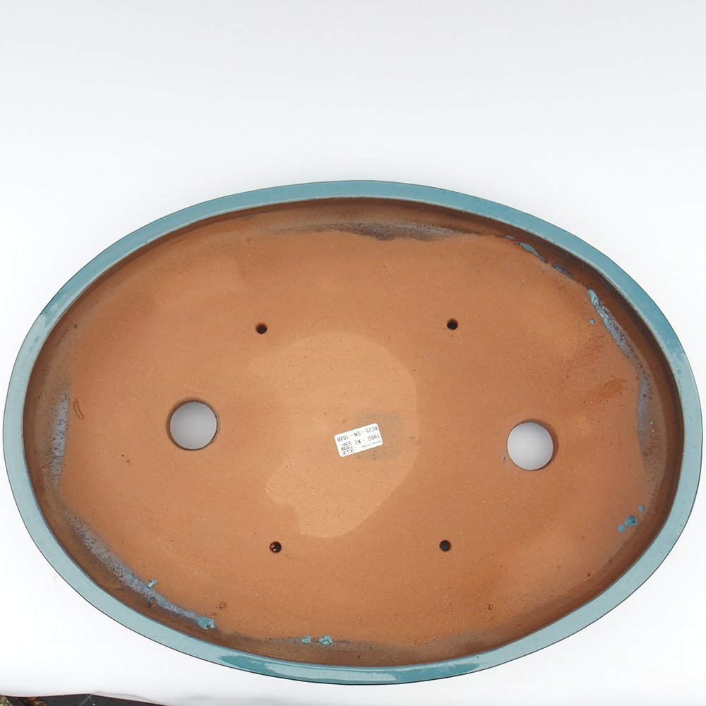 Miska 61 x 44 x 7,5 cm barva modrá
