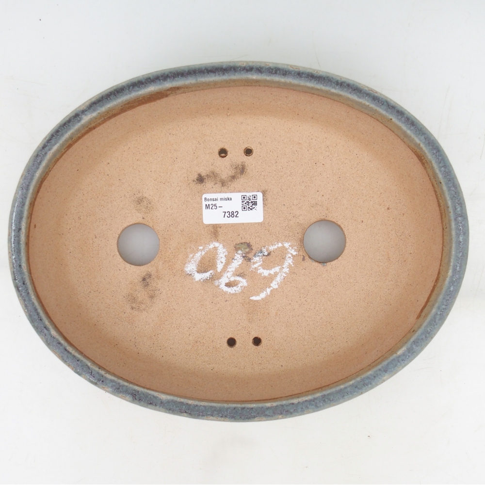 Bonsai miska 27 x 21 x 7,5 cm , barva modrá