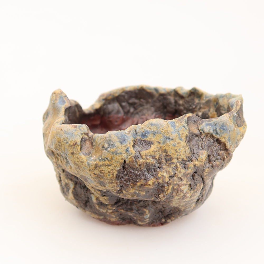 Keramická Skořápka  7,5 x 7 x 5 cm , barva modrá