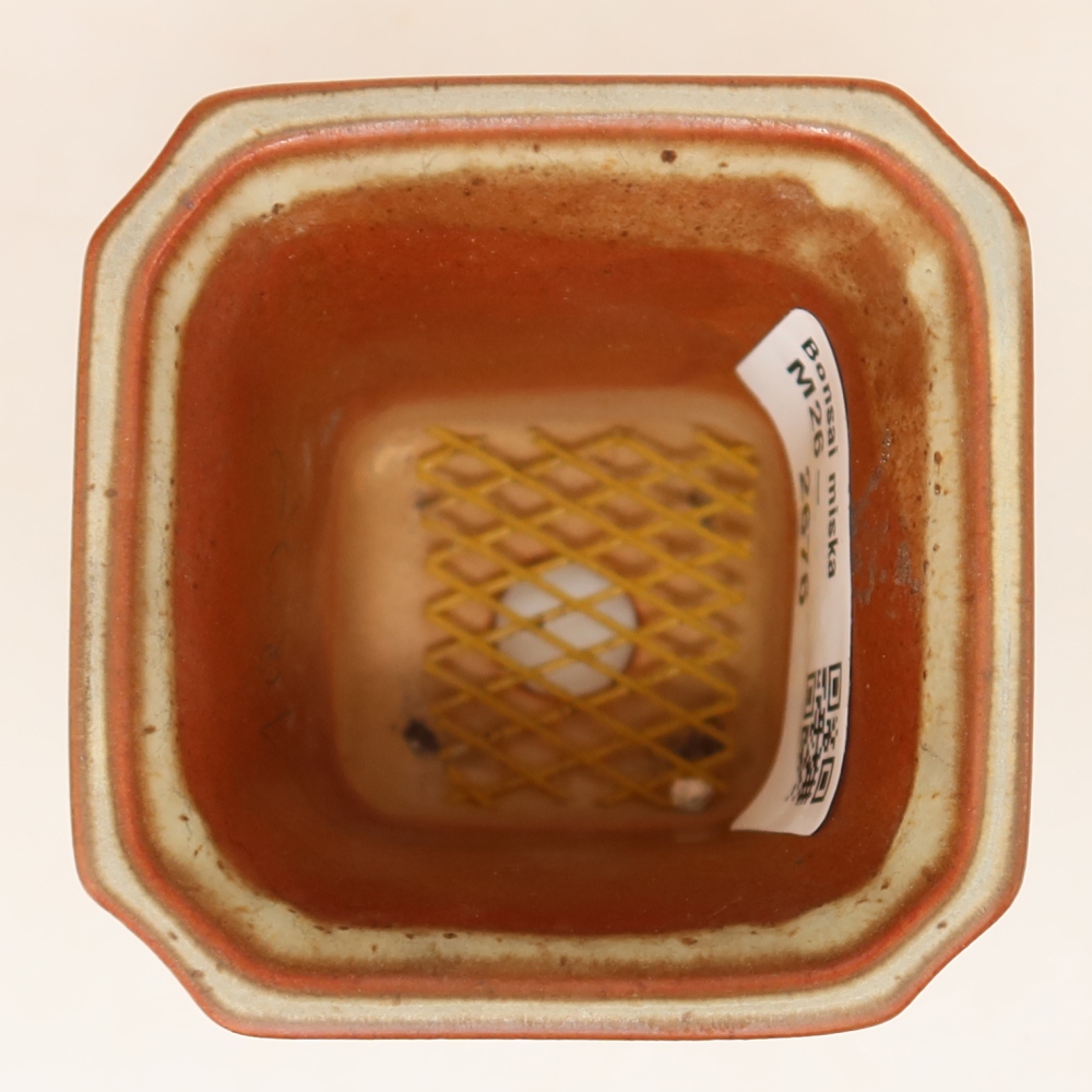 Keramická Miska  6,5 x 6,5 x 7 cm , barva béžová