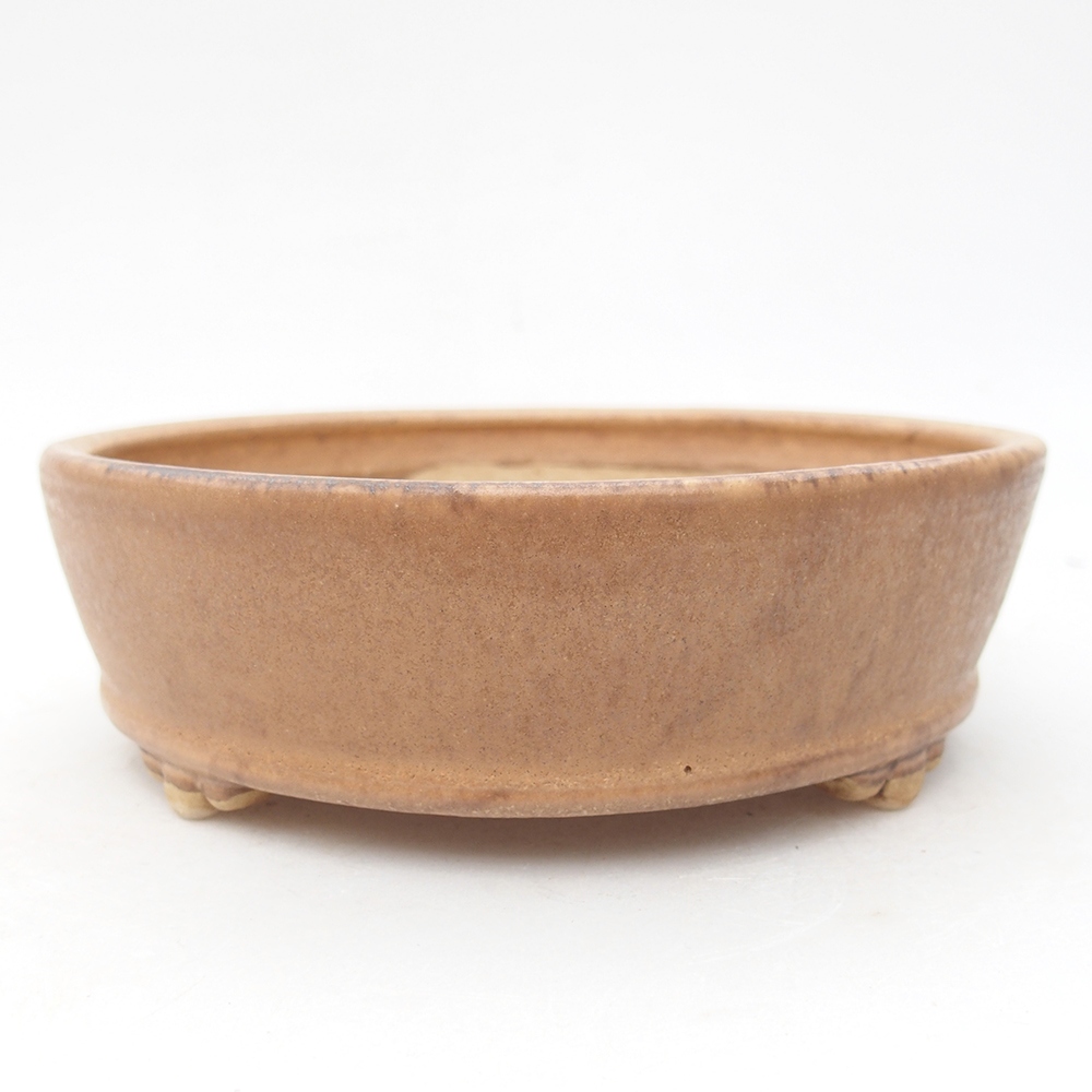 Keramická bonsai miska 15,5 x 15,5 x 4,5 cm, barva růžová