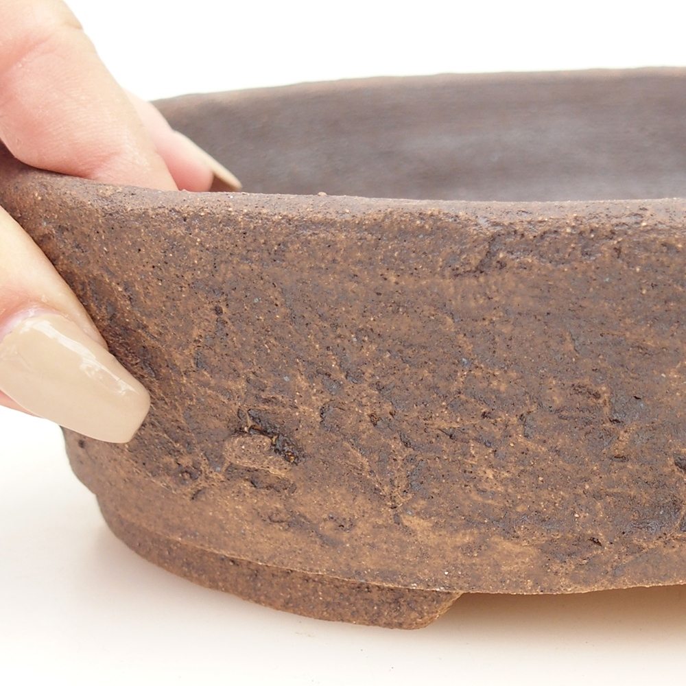 Bonsai miska 20 x 16 x 6 cm , barva hnědá
