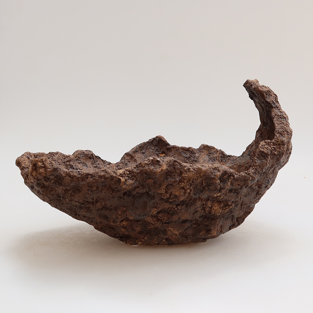 Keramická Skořápka 22 x 19 x 16,5 cm , barva hnědá
