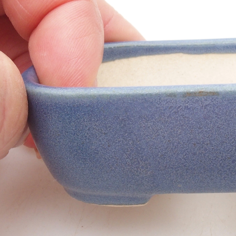 Mini bonsai miska 7 x 5,5 x 2 cm, barva modrá