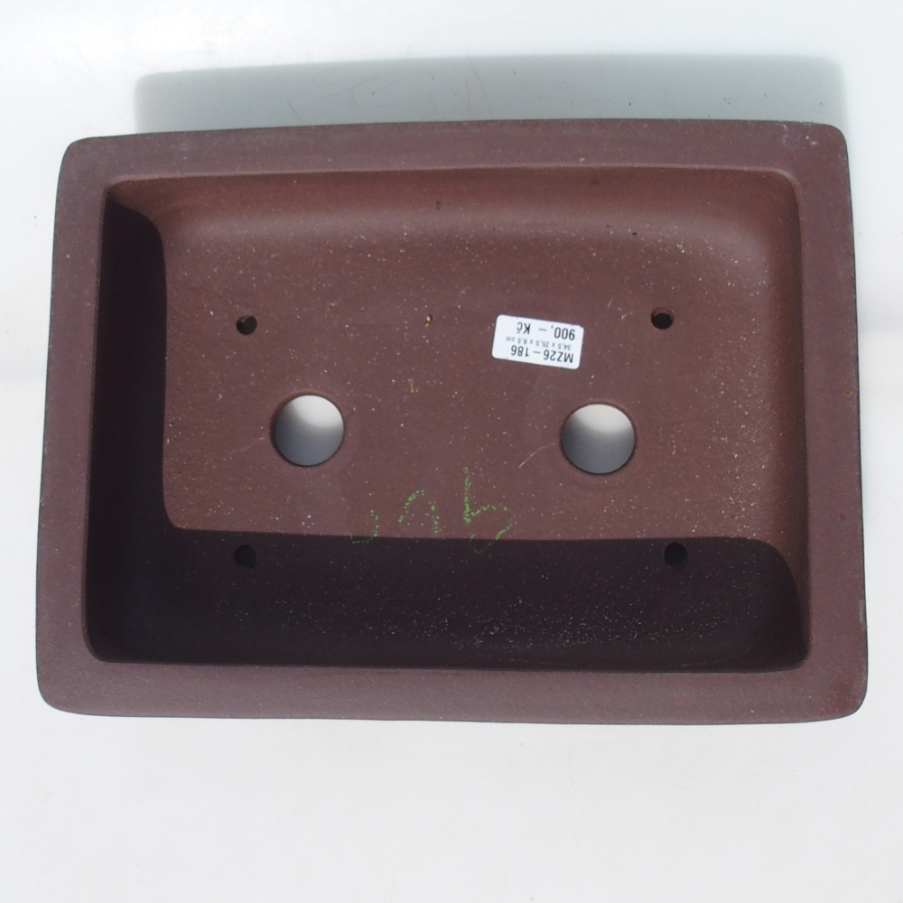 Bonsai miska 34,5 x 25,5 x 8,5 cm berva hnědá