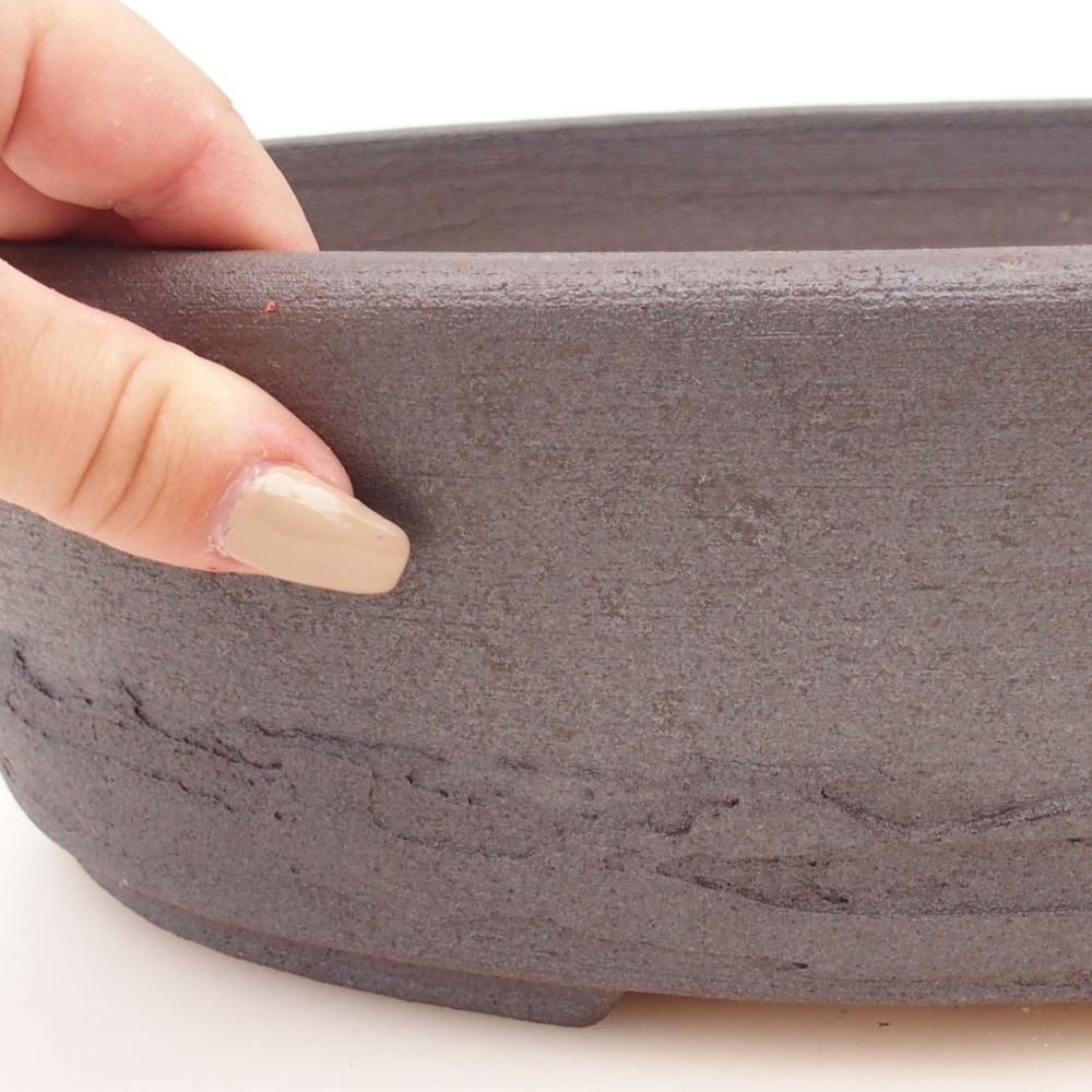 Bonsai miska 33 x 25,5 x 9,5 cm , barva hnědá