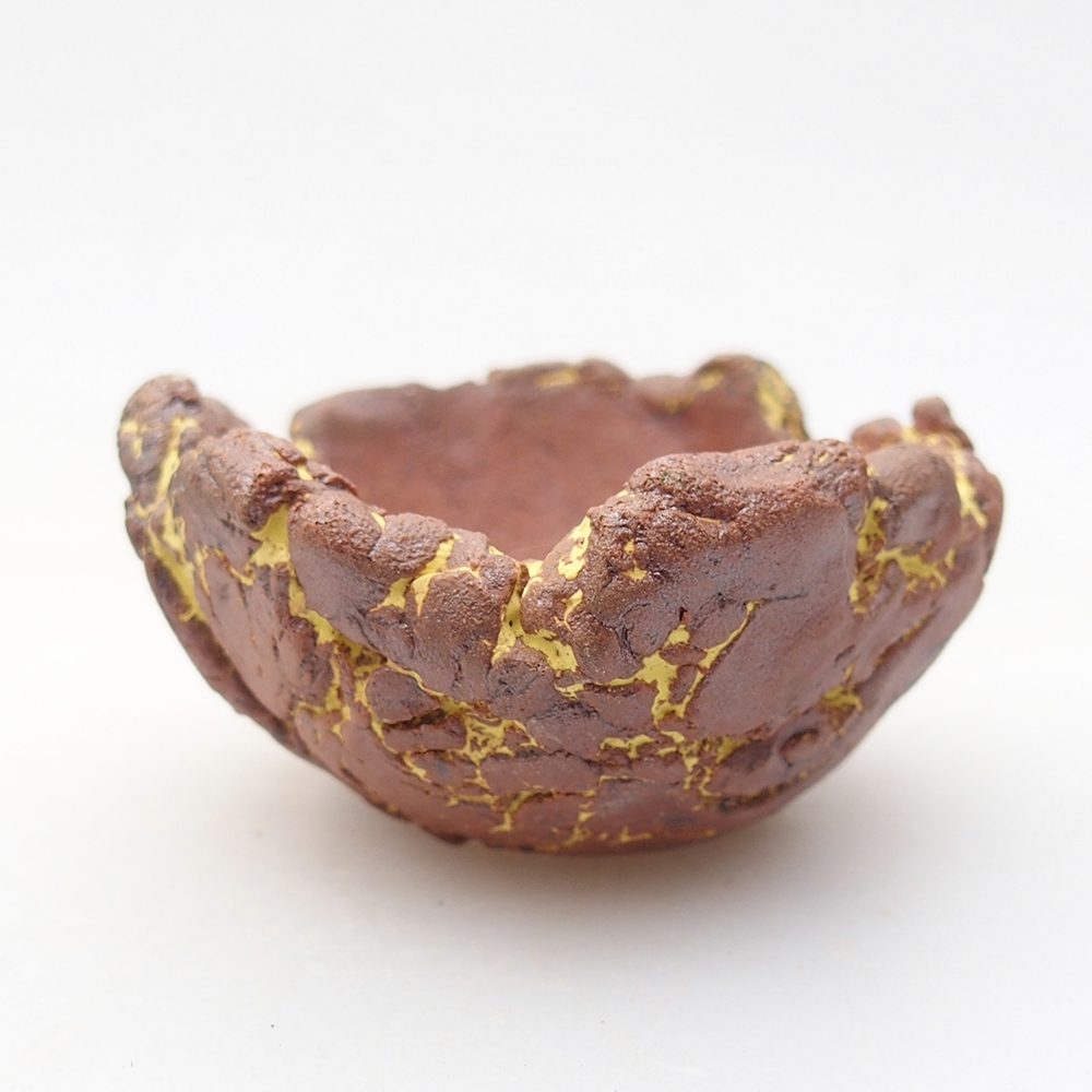 Keramická Skořápka  5,5 x 5 x 4 cm , barva žlutá