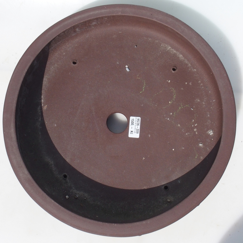 Bonsai miska 41,5 x 41,5 x 9,5 cm -  barva hnědá