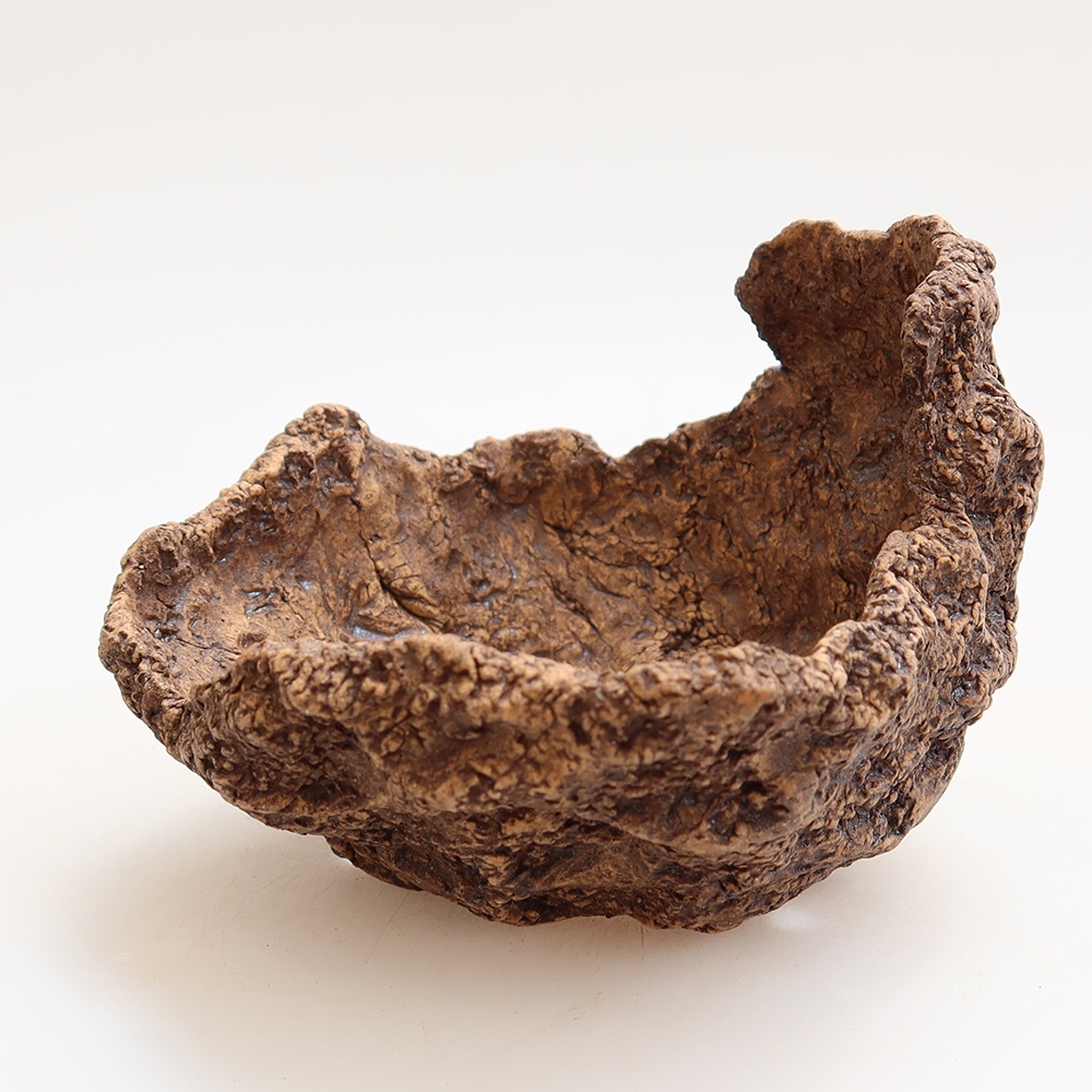 Keramická Skořápka 10 x 10 x 8 cm , barva hnědá