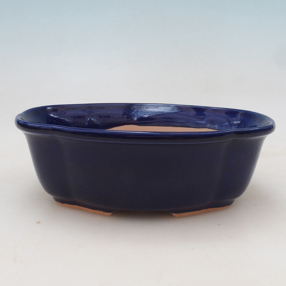 Bonsai miska + podmiska H75 - modrá