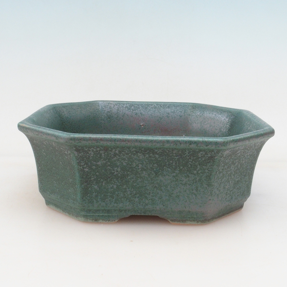 Bonsai miska H14 - 17,5 x 17,5 x 6 - zelená