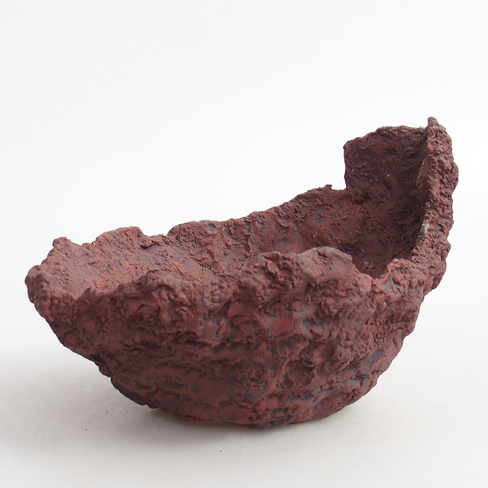 Keramická Skořápka 13 x 11,5 x 10,5 cm , barva hnědá