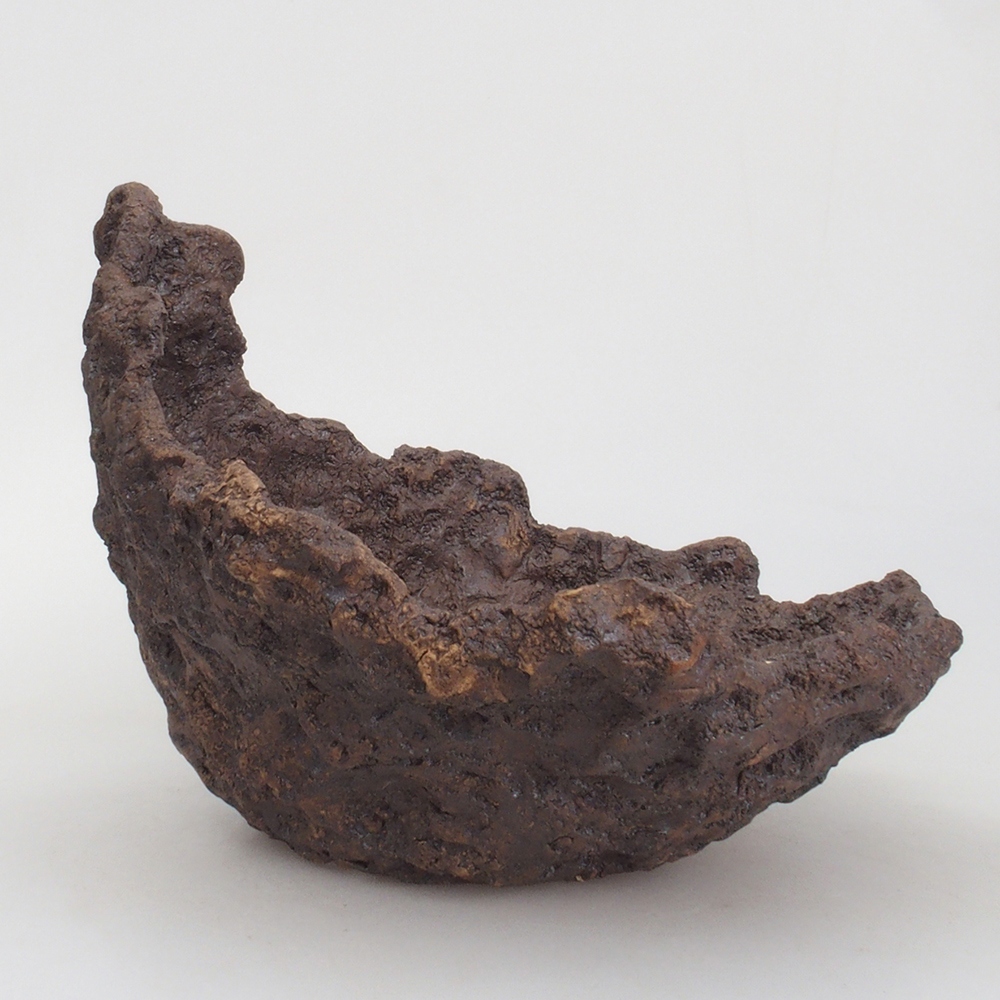 Keramická Skořápka  22 x 19 x 20 cm , barva hnědá