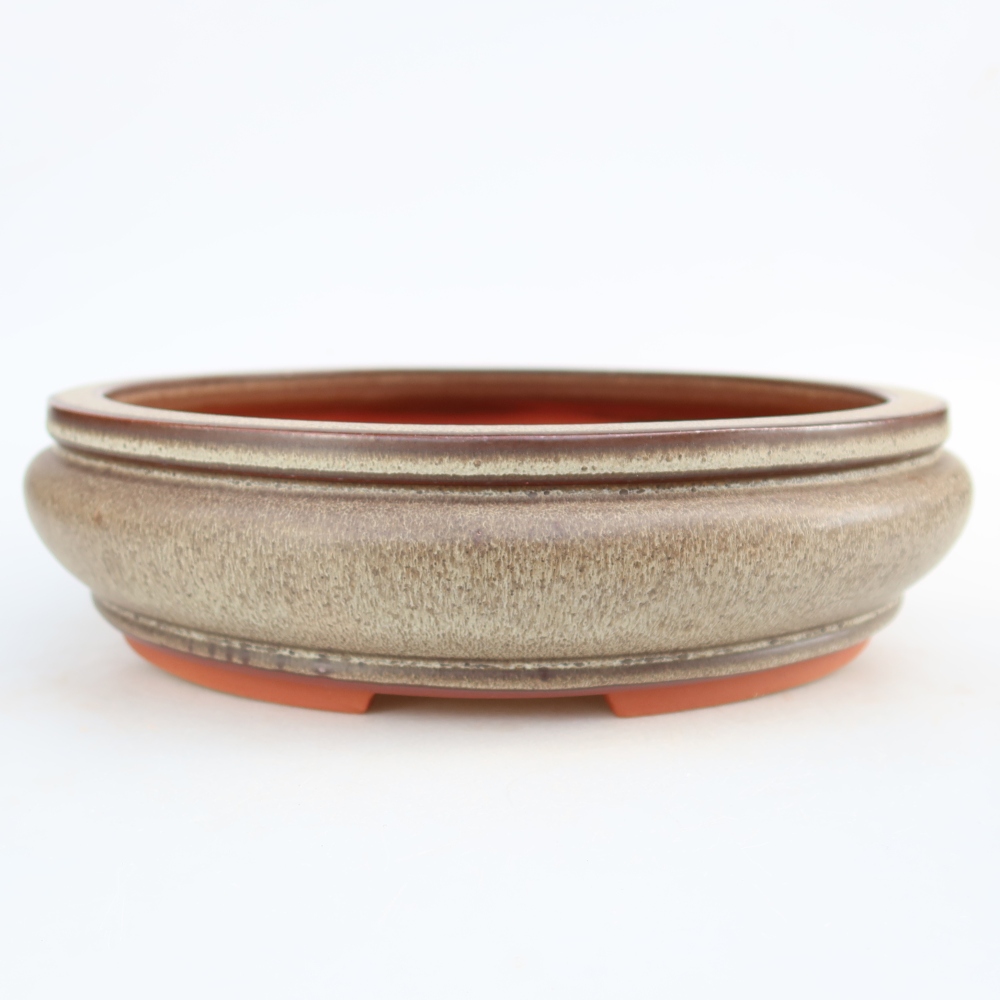 Keramická Miska  27 x 27 x 7,5 cm , barva hnědá