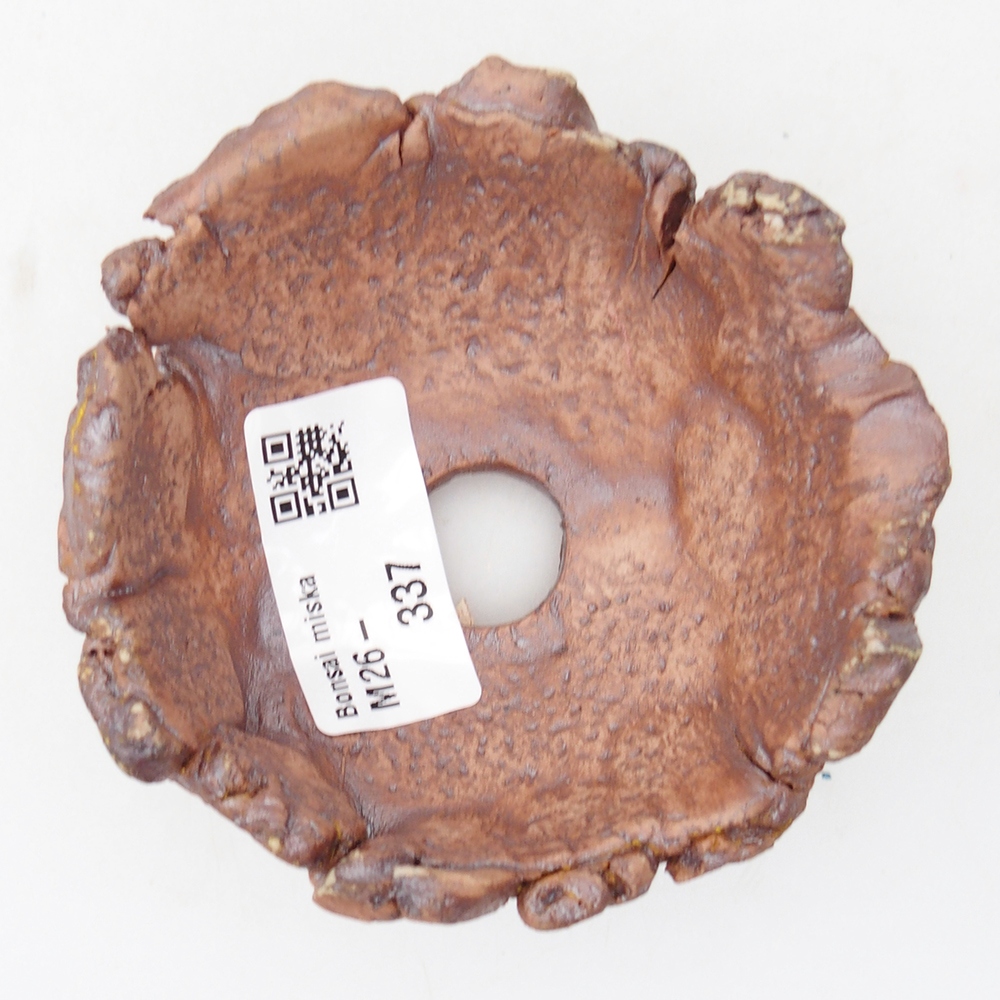 Keramická Skořápka 9 x 9 x 4,5 cm , barva hnědá