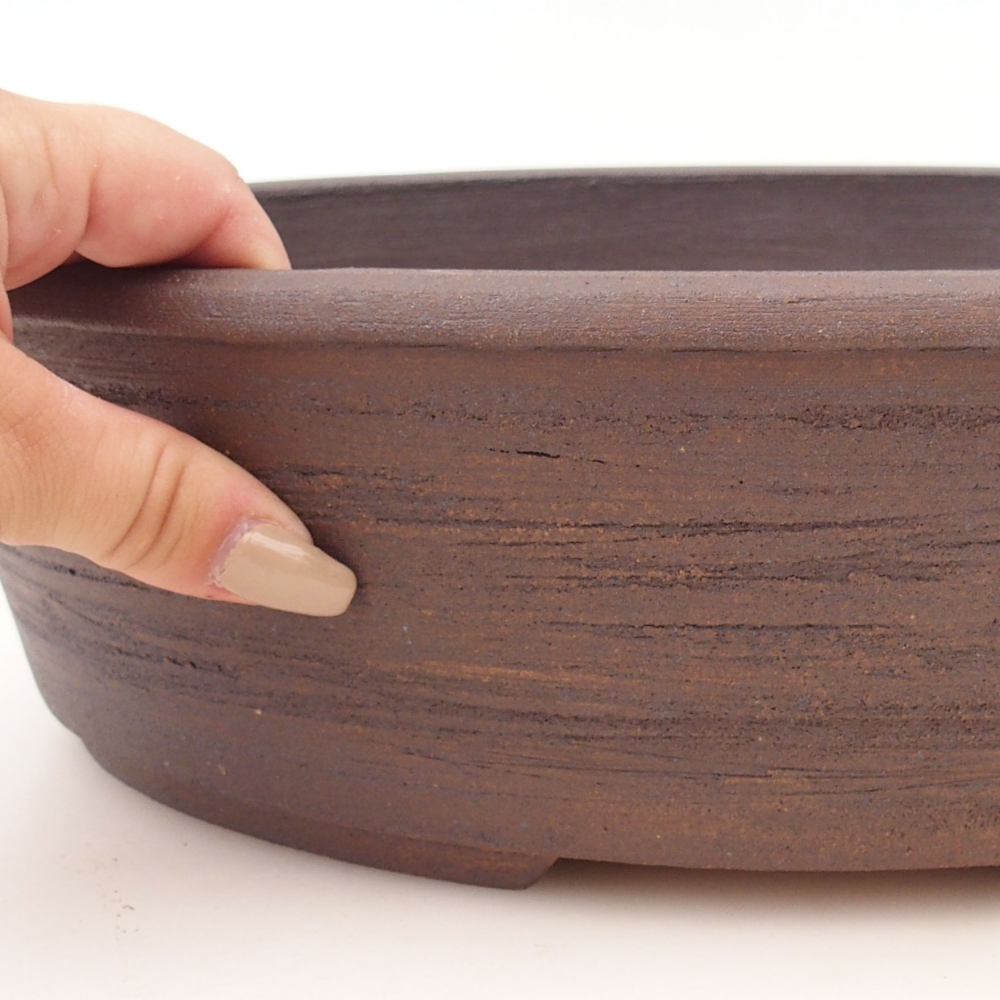 Bonsai miska 33 x 25,5 x 9,5 cm , barva hnědá
