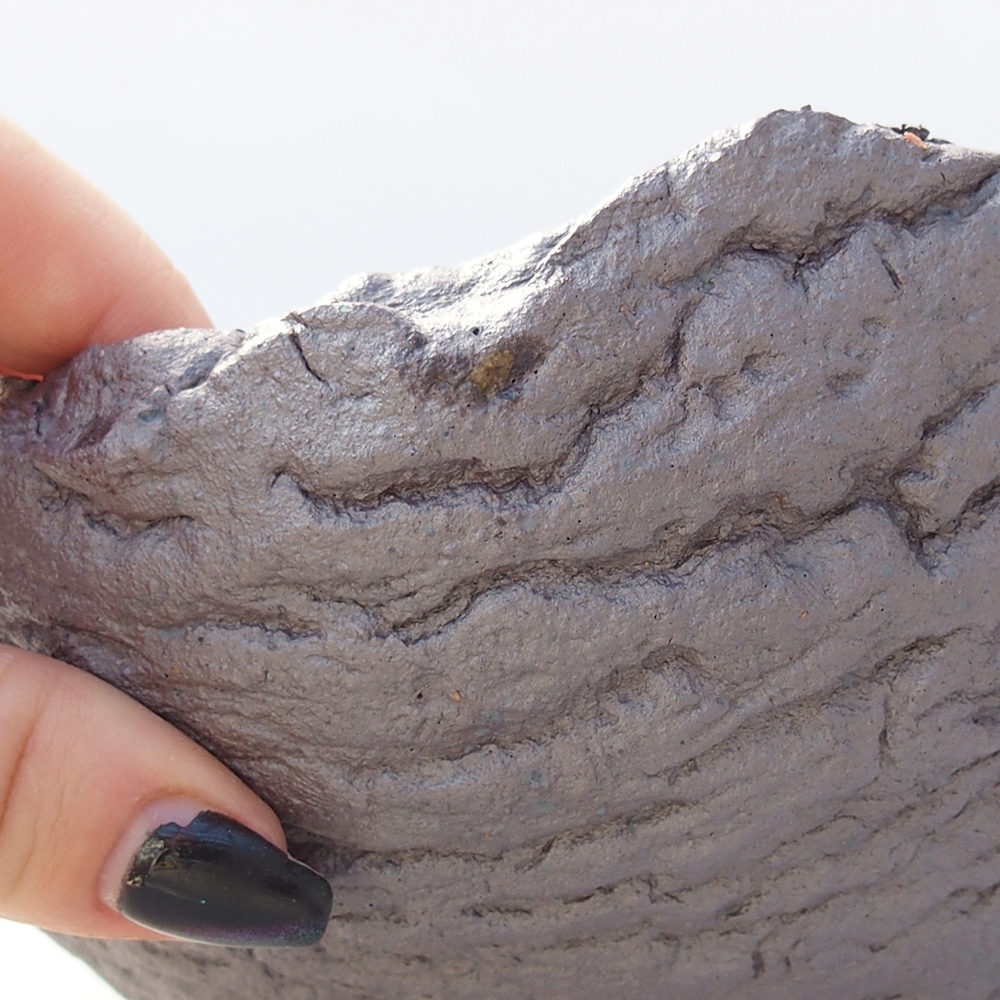 Keramická Skořápka 15,5 x 14 x 6,5 cm , barva kovová