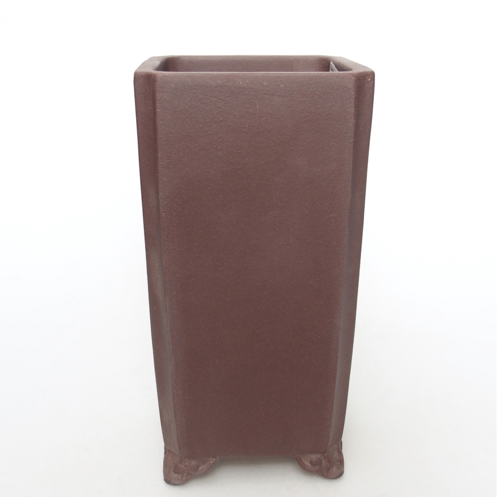 Miska 9 x 9 x 18 cm barva hnědá