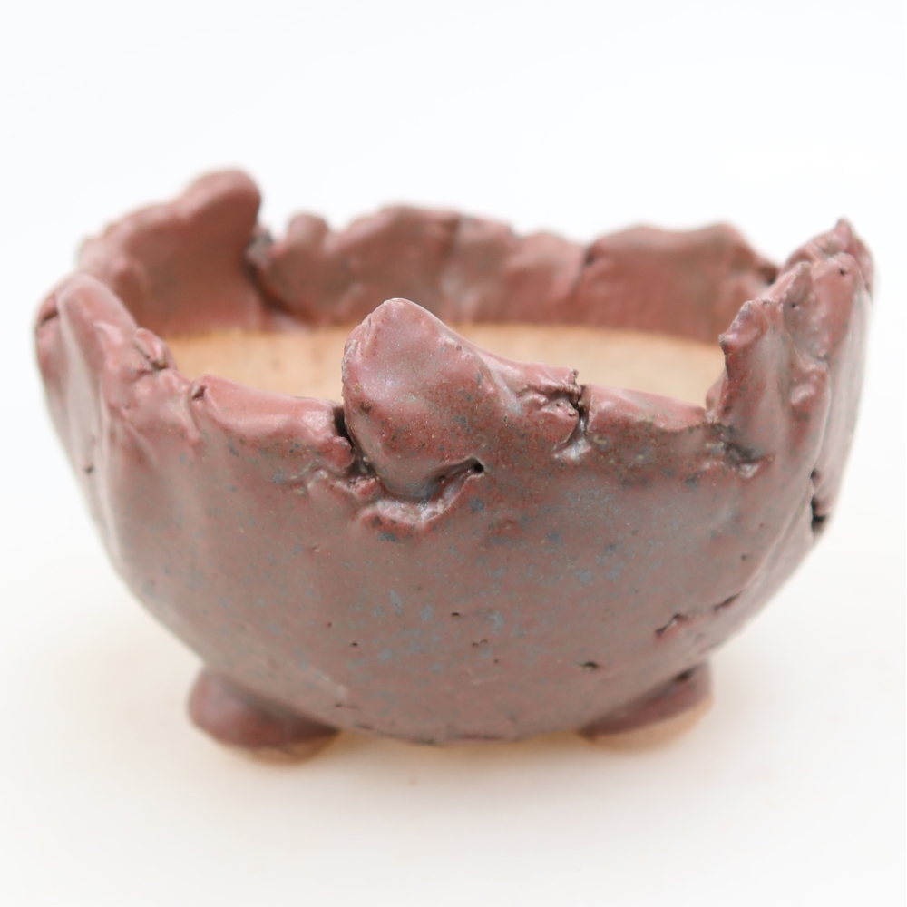 Keramická Skořápka  10,5 x 10,5 x 6 cm , barva růžová