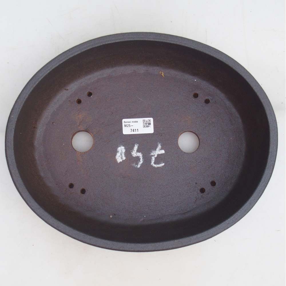Bonsai miska 32 x 26 x 7,5 cm , barva hnědá