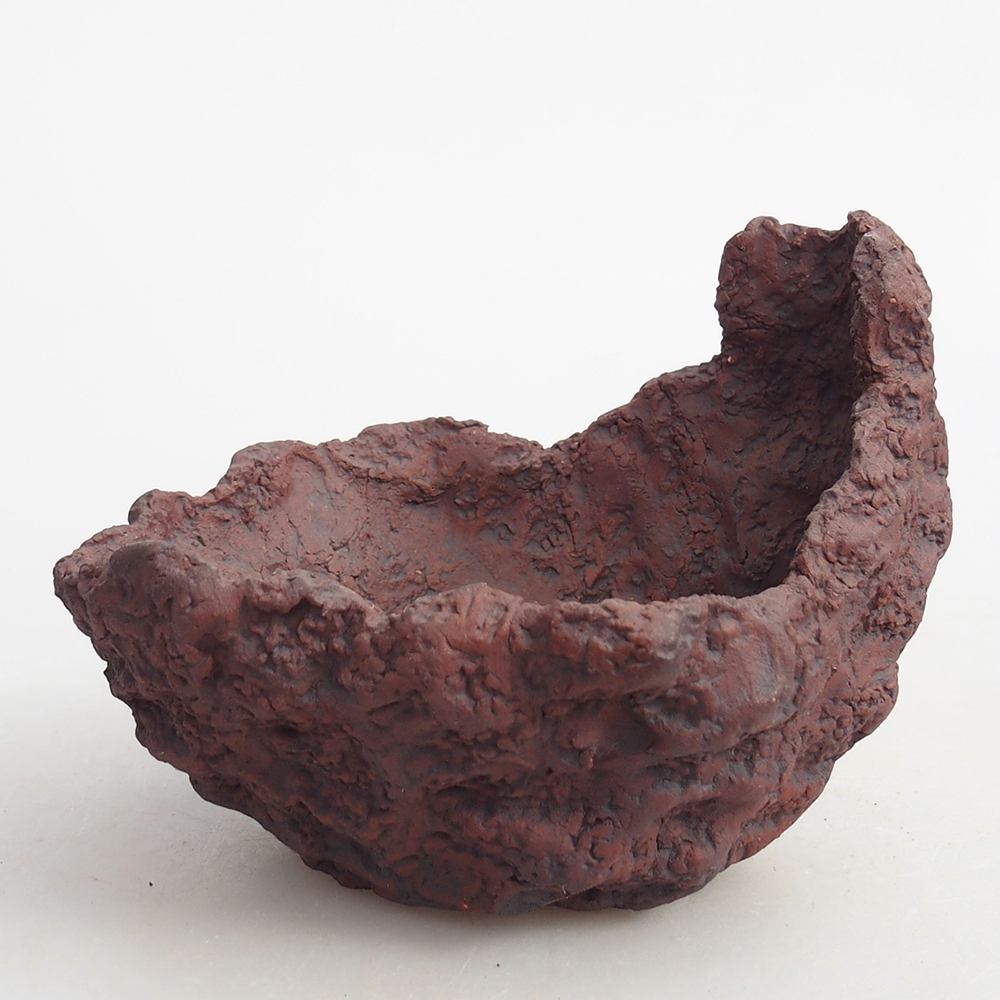 Keramická Skořápka 10 x 8 x 8,5 cm , barva hnědá