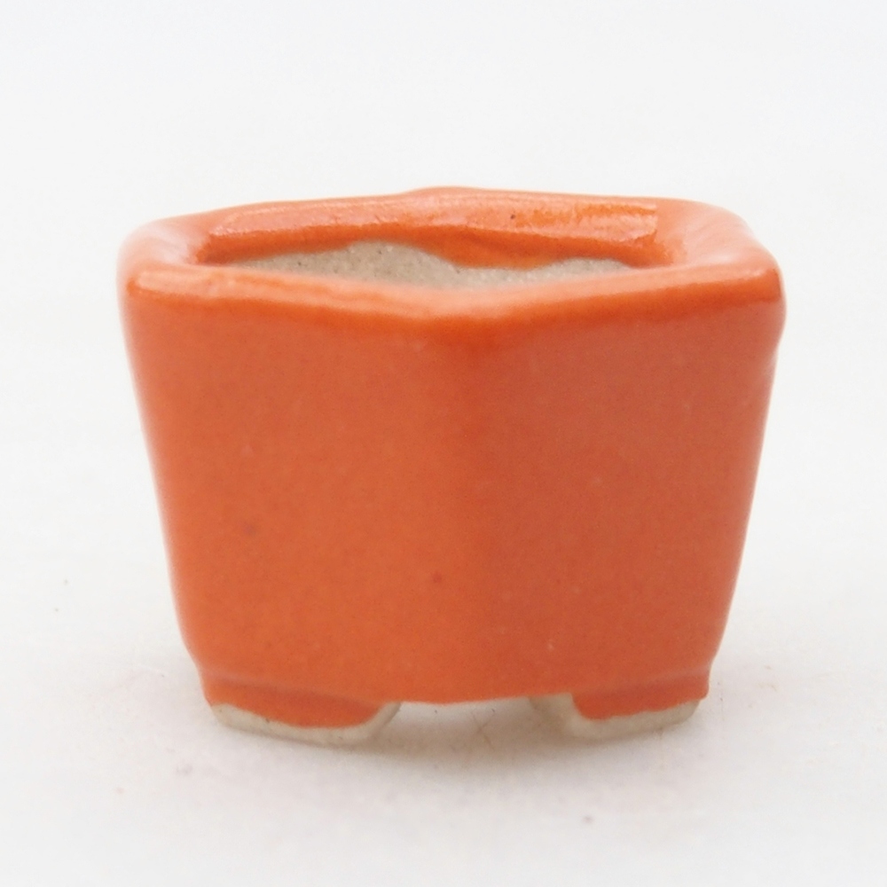 Mini bonsai miska 2,5 x 2 x 1,5 cm, barva oranžová