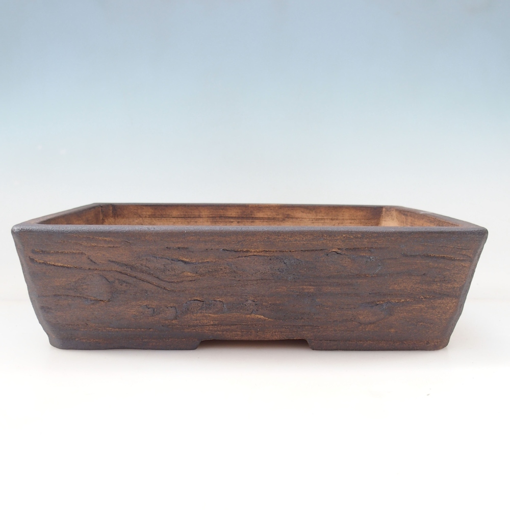 Bonsai miska 35 x 28 x 9,5 cm , barva hnědá