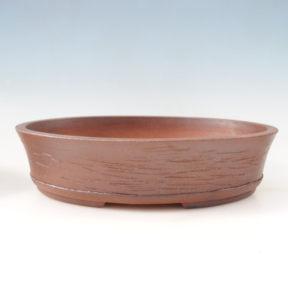 Bonsai miska 34 x 26 x 8 cm , barva hnědá