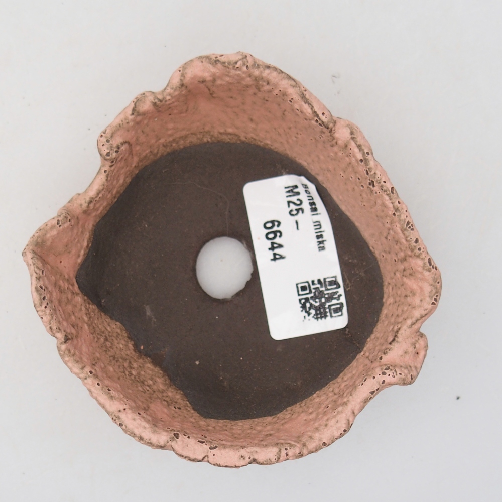 Keramická Skořápka  9 x 8,5 x 4 cm , barva růžová
