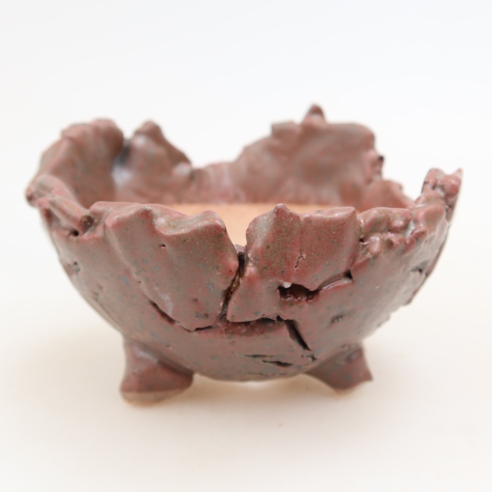 Keramická Skořápka  10,5 x 10,5 x 7 cm , barva růžová