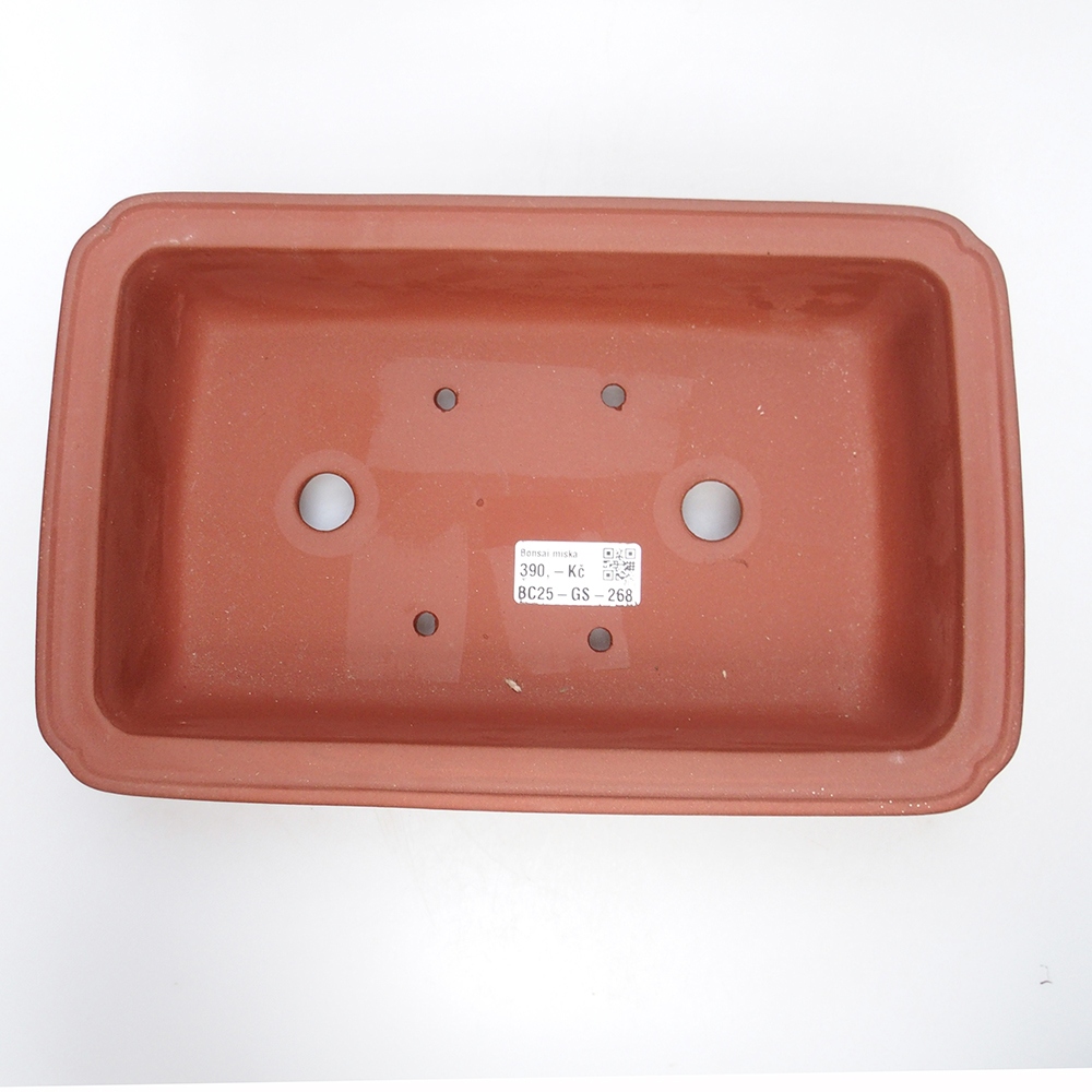 Miska 28 x 18 x 7,5 cm barva cihlová