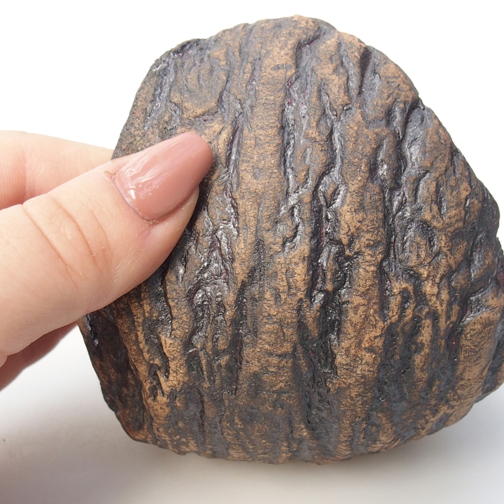 Keramická Skořápka 10 x 9 x 10 cm , barva hnědá