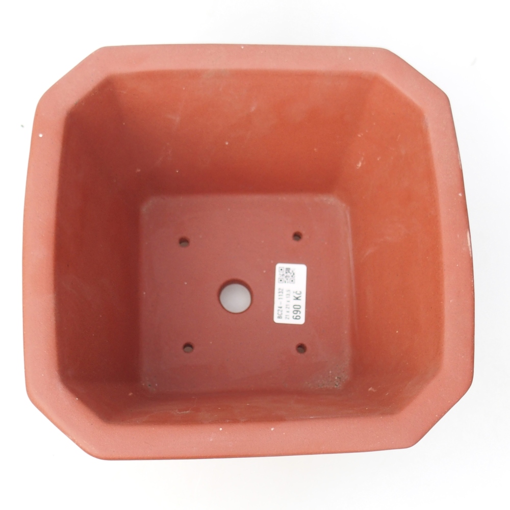 Miska 21 x 21 x 14 cm barva cihlová 