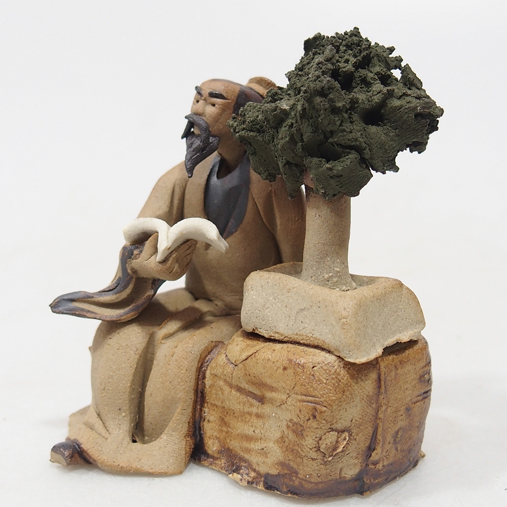 Keramická figurka - Bonsajista