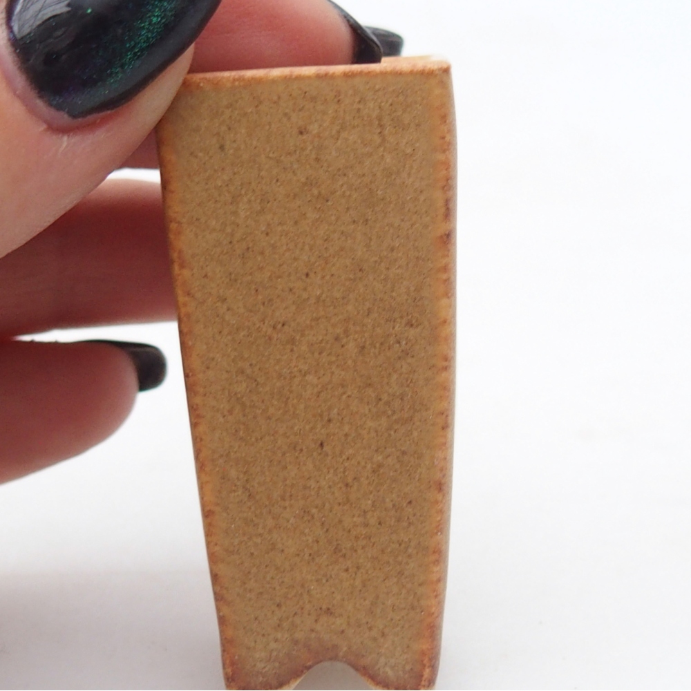 Mini bonsai miska 2 x 2 x 5 cm, barva hnědá