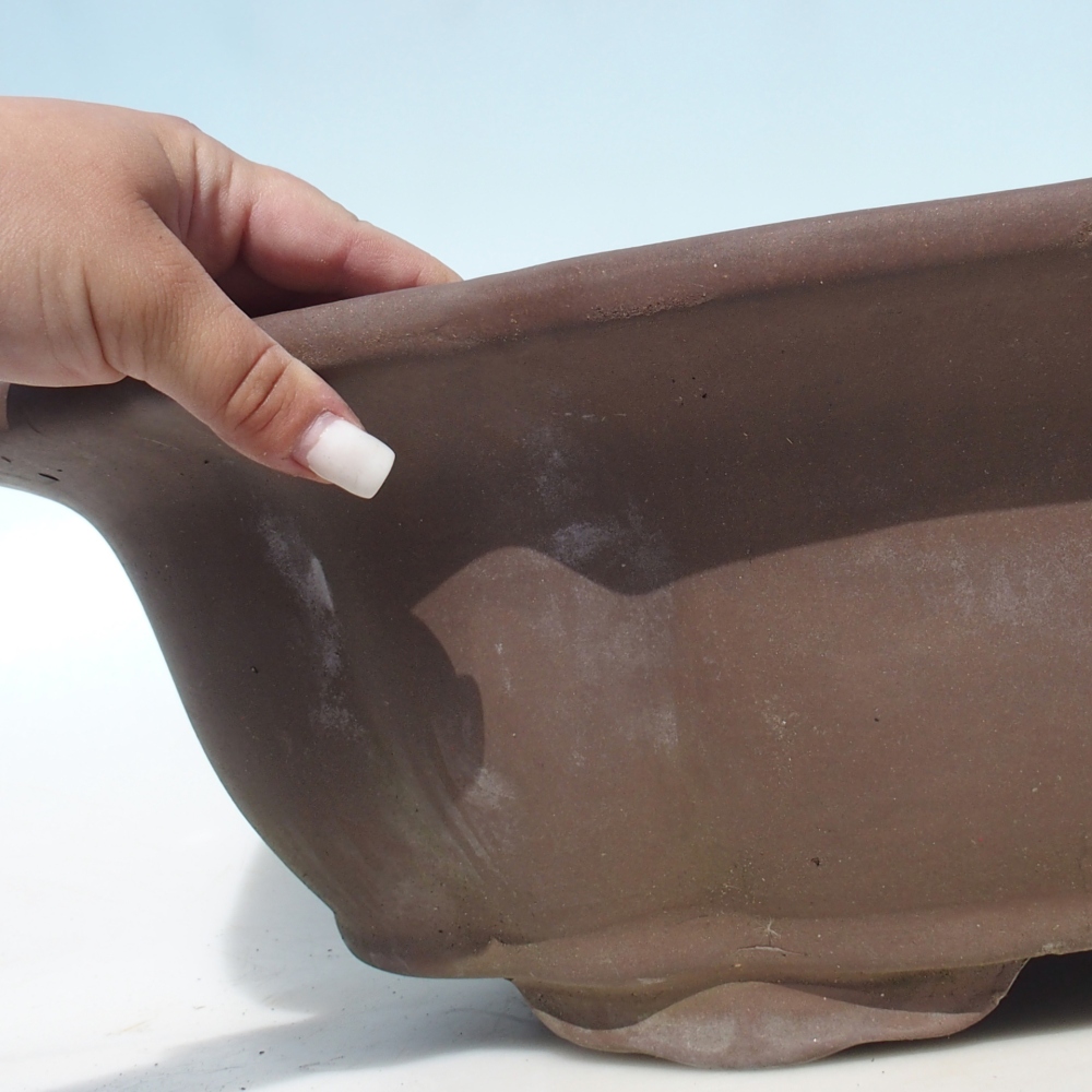 Bonsai miska 61 x 44,5 x 18,5 cm -  barva hnědá