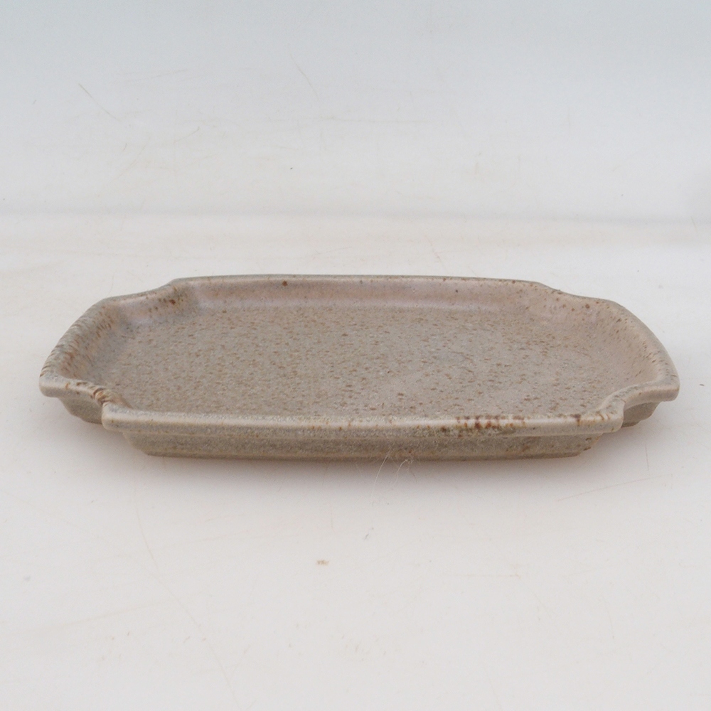 Keramická podmiska H01 - 11,5 x 8 x 0,5 cm- béžová