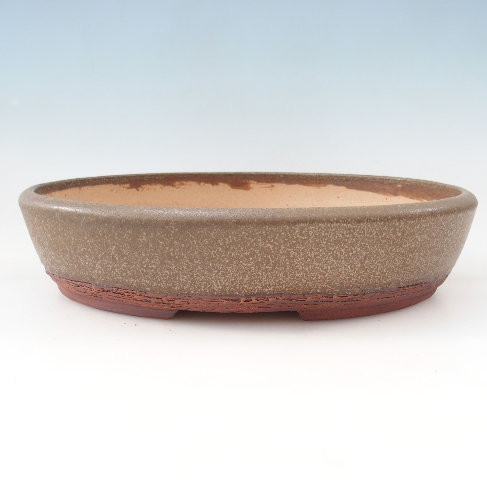 Bonsai miska 33 x 24,5 x 7,5 cm , barva hnědá